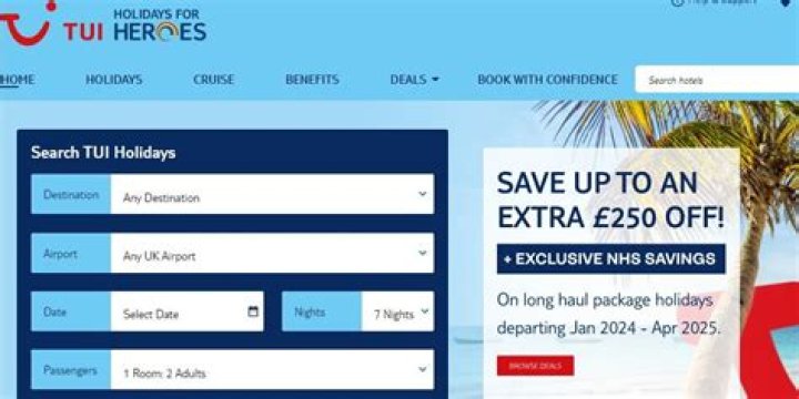 15% OFF Holidays - TUI Discount Codes