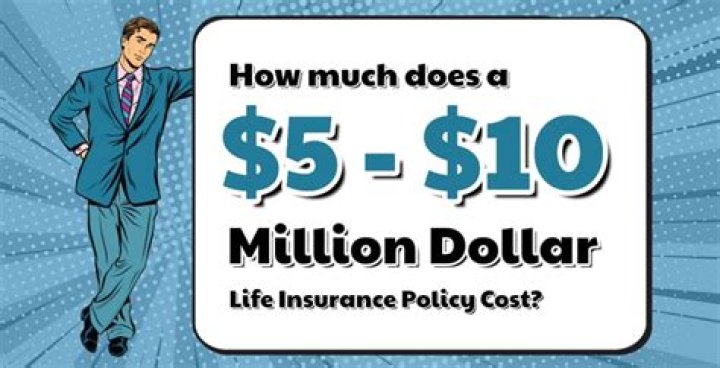 5 million dollar life insurance policy cost