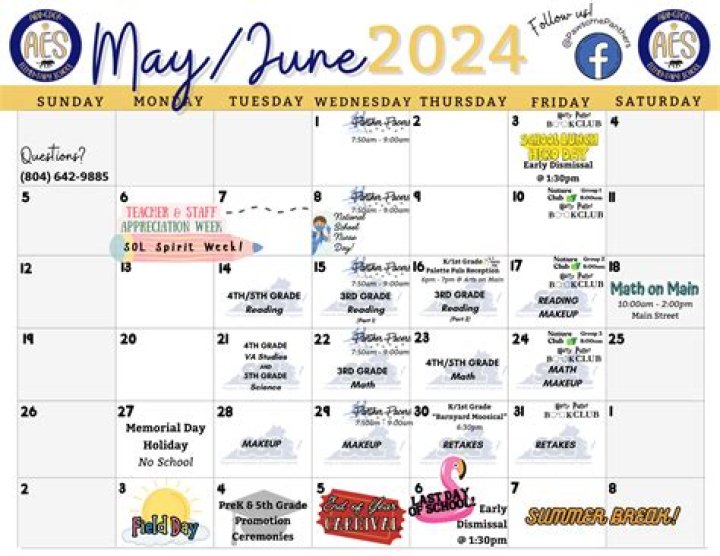 Abingdon Elementary School / Calendar