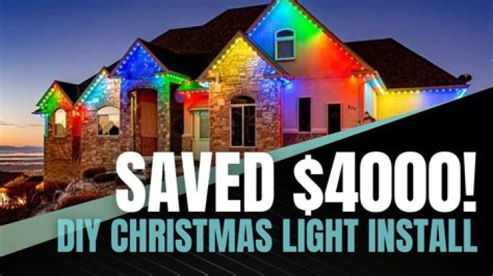 Addison, Maine Holiday Light Installation