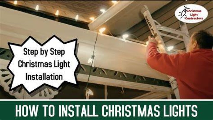 Alamo Heights, Texas Xmas Light Installation
