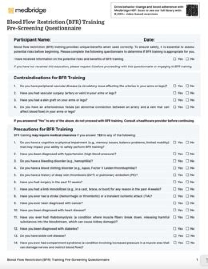 blood flow restriction training certification