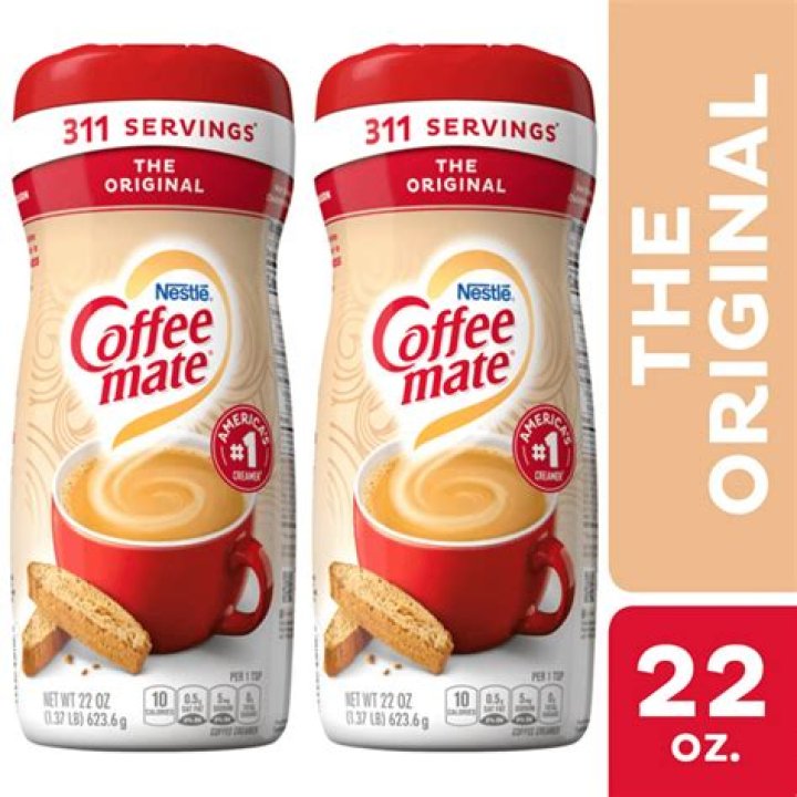 flavored powder coffee creamer