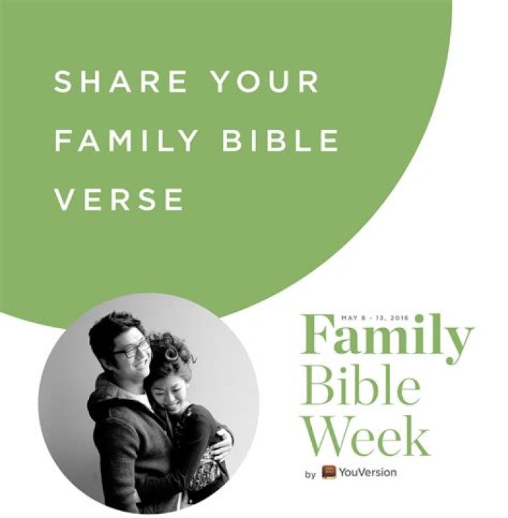 How a single Bible verse can unite your family…
