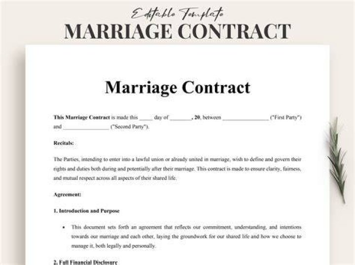 MARRIAGE---write your own relationship contract