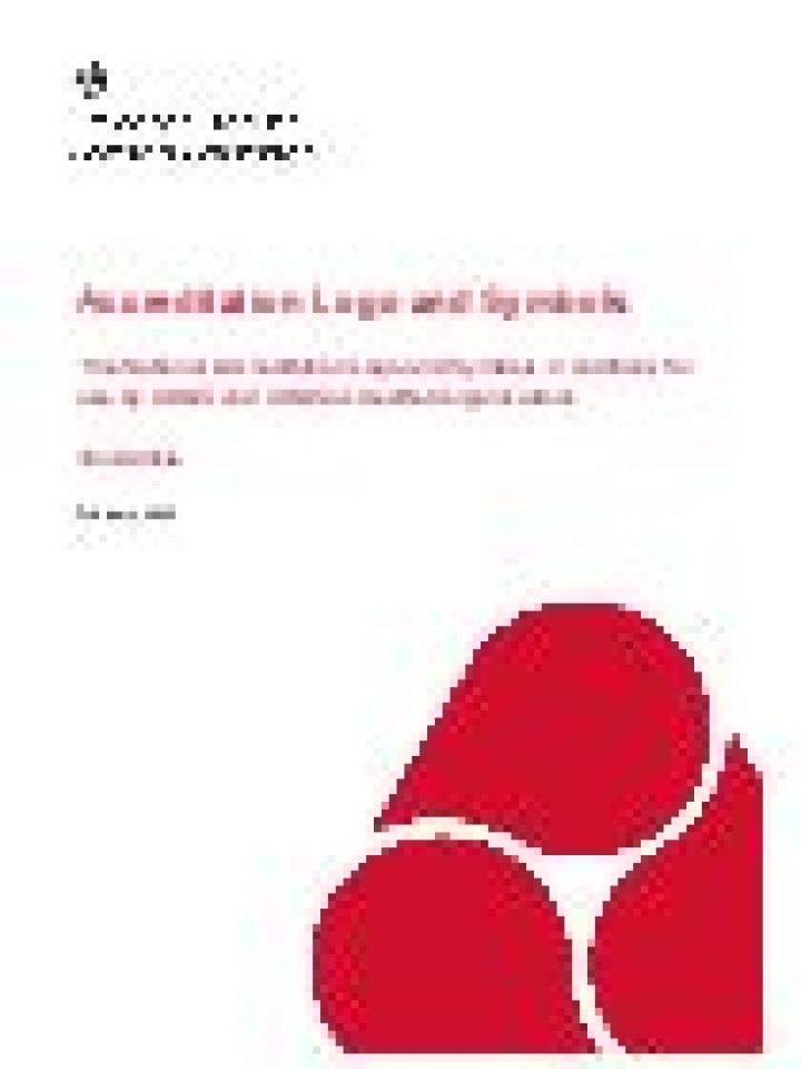 National accreditation logo and symbols: conditions for use