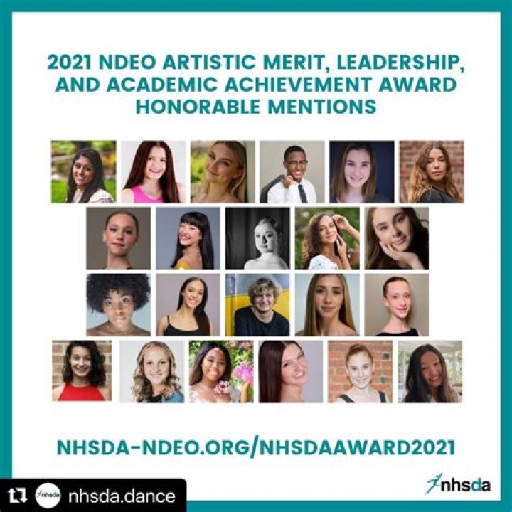 NDEO's Artistic Merit, Leadership and Academic Achievement Award