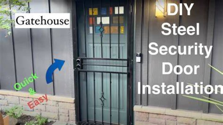 Swinging door tutorial